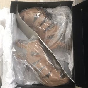 Cute Beige strappy heels